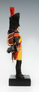 Photo 2 : MARCEL RIFFET - GENDARME DE LA GARDE IMPÉRIALE PREMIER EMPIRE : figurine habillée, XXème siècle. 26428