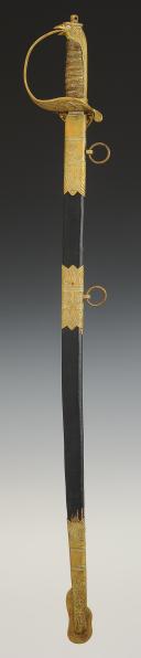 Photo 2 : OFFICER'S SWORD OF THE MEXICAN NAVY in the Spanish style, First half of the 20th century. 32682