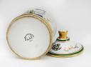 Photo 3 : PORCELAIN TOBACCO POT WITH NAVY DECORATION, SIGNED GUY ARNOUX, 20th century. 26718