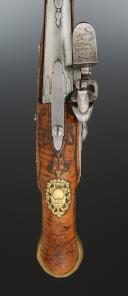Photo 4 : PISTOLET D'ARÇON D'OFFICIER, St Étienne, Ancienne Monarchie (vers 1720-1730). 30413