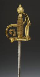 Photo 4 : FANTASY OFFICER SWORD OF THE DRAGOON, Ancient Monarchy, reign of Louis XV, circa 1750. 34601