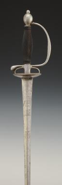 Photo 5 : MOURNING SWORD FOR CIVILIAN OR MILITARY USE, reign of Louis XV, Old Monarchy, circa 1750-1767. Inventory number 29283.