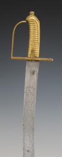 Photo 6 : SABRE D'INFANTERIE D'UN RÉGIMENT DE GRENADIERS À PIED, dit briquet, modèle 1776, Ancienne Monarchie. 29497