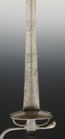 Photo 6 : MOURNING SWORD FOR CIVILIAN OR MILITARY USE, reign of Louis XV, Old Monarchy, circa 1750-1767. Inventory number 29283.