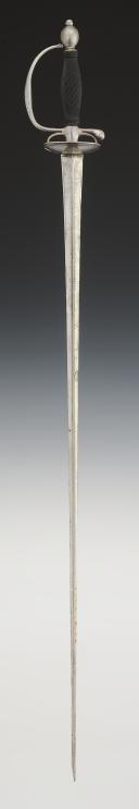 Photo 9 : MOURNING SWORD FOR CIVILIAN OR MILITARY USE, reign of Louis XV, Old Monarchy, circa 1750-1767. Inventory number 29283.