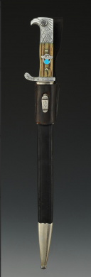 BAÏONNETTE DE LA POLICE ALLEMANDE, Polizei-Dienst-Seitengewehr, modèle 1938, Seconde Guerre Mondiale. 18403