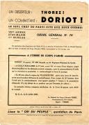 DOCUMENT DE PROPAGANDE DU PARTI DE JACQUES DORIOT, Seconde Guerre Mondiale.