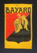 ÉCUSSON GROUPEMENT 37 BAYARD groupe 3  DES CHANTIERS DE JEUNESSE variante, Seconde Guerre Mondiale. 31694-6R