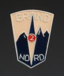 INSIGNIA GROUPING 7 group 2 Grand Nord THE PROUD OF THE YOUTH CAMPS, 2nd model, Second World War. 31839-1