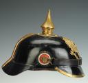 Photo 2 : CASQUE À POINTE TROUPE PRUSSIEN D'INFANTERIE, modèle 1895.
