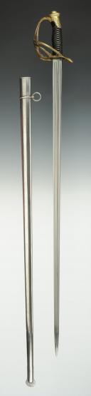 Photo 2 : SABRE D'OFFICIER DE DRAGON, modèle 1854.
