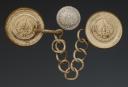 PAIRE DE BOUCLES POUR CAPE DE CADRE DES CHANTIERS DE LA JEUNESSE, Seconde Guerre Mondiale. 31790-3
