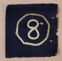 INSIGNE DU 8ème CORPS D'ARMÉE DU CORPS EXPÉDITIONNAIRE US, Première Guerre Mondiale. 13309-4