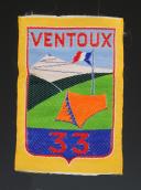 ÉCUSSON GROUPEMENT 33 VENTOUX groupe 3 du 2e modèle DES CHANTIERS DE JEUNESSE, Seconde Guerre Mondiale. 31684-3