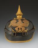 SPIKED HELMET TROOPER OF A PRUSSIAN INFANTRY REGIMENT, model 1895, Prussia 1st World War Pickelhaube for enlisted personnel in the Infantry Regiment, World War I. 33215