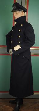 Photo 2 : MANTEAU DE SORTIE D'OFFICIER DE LA KRIEGSMARINE.