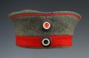 BONNET TROUPE D'UN SOLDAT AFFECTÉ AU 80ème RÉGIMENT D'INFANTERIE DE RÉSERVE, Preußen Tellermütze - Krätzschen für Mannschaften Reserve-Infanterie-Regiment Nr. 80, modèle 1910, Première Guerre Mondiale. 28346
