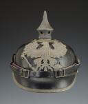 POINTED HELMET OF A PRUSSIAN INFANTRY REGIMENT, model 1915, Prussia WWI Pickelhaube for infantry regiment troops, World War I. Item number: 33214