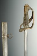 Photo 4 : SABRE D'OFFICIER DE CAVALERIE, modèle 1883.