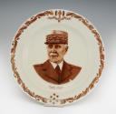 LIMOGES PORCELAIN - PROPAGANDA PLATE WITH THE EFFIGY OF MARSHAL PÉTAIN, Second World War. 27466R