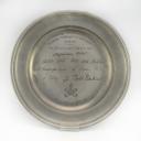 REWARD PLATE FOR A SWISS ARTILLERY OFFICER, Second World War. 27418R