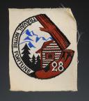 ÉCUSSON GROUPEMENT 28 PÉGUY groupe de direction DES CHANTIERS DE JEUNESSE, Seconde Guerre Mondiale. 31678-2