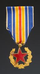 MÉDAILLE DES BLESSÉS MILITAIRES FABRICATION PRÉCOCE, crée en 1916, Troisième République. 29788-70R