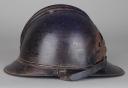 Photo 3 : 400	CASQUE ADRIAN DE SAPEUR POMPIER DE LA VILLE DE CROCQ, type 1915.