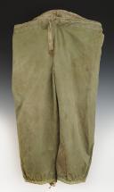 ALPINE HUNTER UNITS OVER-TROUSERS, Windproof Over-Trousers for Mountain Hunters of the Wehrmacht, Second World War. 33130R