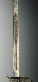Photo 6 : SABRE D'OFFICIER PRUSSIEN DE CAVALERIE du '3.Schlesische Dragoner Regiment n°15', modèle 1889.