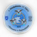 THIELSCH-ALTWASSER MANUFACTURE - COMMEMORATIVE PLATE OF THE 252nd HEAVY BOMB SQUADRY OF LIEGNITZ IN LOWER SILESIA FOR CHRISTMAS 1938, Second World War. 27428R