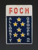 INSIGNIA GROUP 12, GROUP 2 Foch BELLEDONNE YOUTH WORK CAMP, Second World War. 31888R