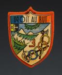 ÉCUSSON DU GROUPEMENT 3 groupe 5 DE BOURNAZEL DES CHANTIERS DE JEUNESSE, Seconde Guerre Mondiale. 31816