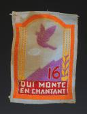 PATCH GROUP 16 LA FORÊT DU ROUEST group 5 of the 1st model OF THE CHANTIERS DE JEUNESSE, Second World War. 31666-3