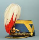 Photo 2 : SHAKO D'OFFICIER INSTRUCTEUR DE L'ECOLE SPÉCIALE MILITAIRE DE SAINT CYR, années 1970-1980.