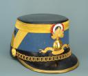 Photo 4 : SHAKO D'OFFICIER INSTRUCTEUR DE L'ECOLE SPÉCIALE MILITAIRE DE SAINT CYR, années 1970-1980.