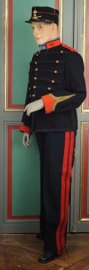 Photo 5 : UNIFORME D'UN MARÉCHAL DES LOGIS DE L'ARTILLERIE, début IIIe République.