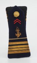 PAIRE DE PATTES D'ÉPAULES D'UN COMMANDANT DE L'INFANTERIE DE MARINE, 1946-1962, Quatrième - Cinquième République. 28404-3