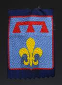 ÉCUSSON DE COMMISSARIAT DE PROVENCE DES CHANTIERS DE JEUNESSE, grand modèle; Seconde Guerre Mondiale. 31712-2R