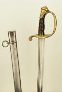Photo 2 : SABRE D'ADJUDANT ET DE SERGENT-MAJOR, modèle 1845-1855, modifié 1883.