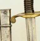 Photo 3 : SABRE D'ADJUDANT ET DE SERGENT-MAJOR, modèle 1845-1855, modifié 1883.
