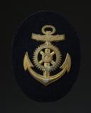INSIGNE DE CARRIÈRE POUR SOUS-OFFICIER DU PERSONNEL MÉCANICIEN SECOND MAITRE DE SECONDE CLASSE, Maschinenmaat, Seconde Guerre Mondiale. 20459