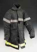 VESTE DE FEU DE SAPEUR POMPIER, modèle 1987, Cinquième République. 27238-6
