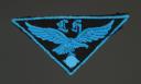BREAST EAGLE OF THE AUXILIARY OF THE HITLER YOUTH IN THE GERMAN AIR FORCE, HJ Luftwaffenhelfer Hoheitsabzeichen, World War II. 8110R