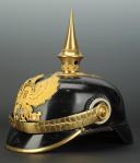 Photo 4 : CASQUE À POINTE D'OFFICIER PRUSSIEN D'UN 'RESERVE INFANTERIE REGT', modèle 1895.