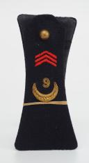 PAIRE DE PATTES D'ÉPAULES D'UN SERGENT AU 9ème ZOUAVES, 1955-1962, Quatrième - Cinquième République. 28404-5