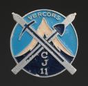 INSIGNE GROUPEMENT 11 VERCORS CHANTIER DE JEUNESSE, Seconde Guerre Mondiale. 31879-1