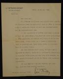 LETTRE ET AUTOGRAPHE DE LÉON BAILBY DIRECTEUR DU JOURNAL « L'INTRANSIGEANT », Troisième République. 33862R