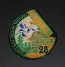 ÉCUSSON GROUPEMENT 28 PÉGUY groupe 9 DES CHANTIERS DE JEUNESSE, Seconde Guerre Mondiale. 31678-12