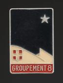 INSIGNE GROUPEMENT 8 LA RELÈVE DES CHANTIERS DE JEUNESSE, Seconde Guerre Mondiale. 31851-2